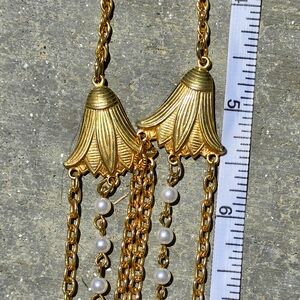 Brass Lotus Flower Necklace